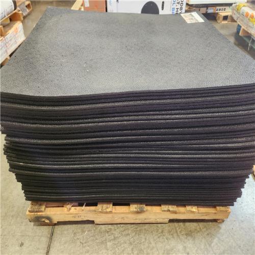 Phoenix NEW TrafficMaster All Purpose Black 3 ft. x 4 ft. Pebble Look Rubber Indoor/Outdoor Utility Mat Pallet (43-Mats