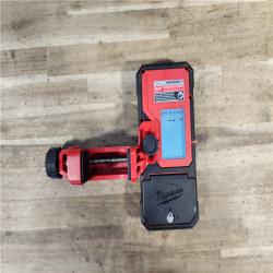 HOUSTON LOCATION - AS-IS MILWAUKEE GREEN INTERIOR ROTARY LASER REMOTE CONTROL & RECEIVER (TOOL ONLY)