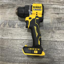 AS-IS DEWALT Atomic 20V Lithium-Ion Cordless Compact 1/2 in. Drill/Driver Kit