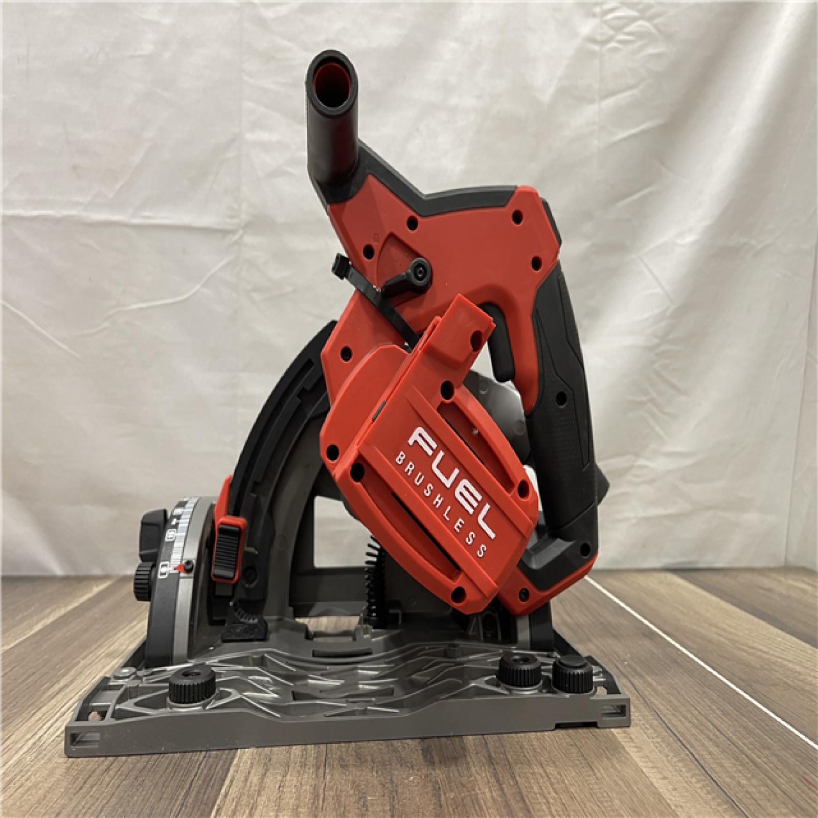 AS-IS Milwaukee FUEL 18V Lithium-Ion Cordless Brushless 6-1/2 in. Plunge Cut Track Saw (Tool-Only)