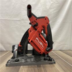 AS-IS Milwaukee FUEL 18V Lithium-Ion Cordless Brushless 6-1/2 in. Plunge Cut Track Saw (Tool-Only)