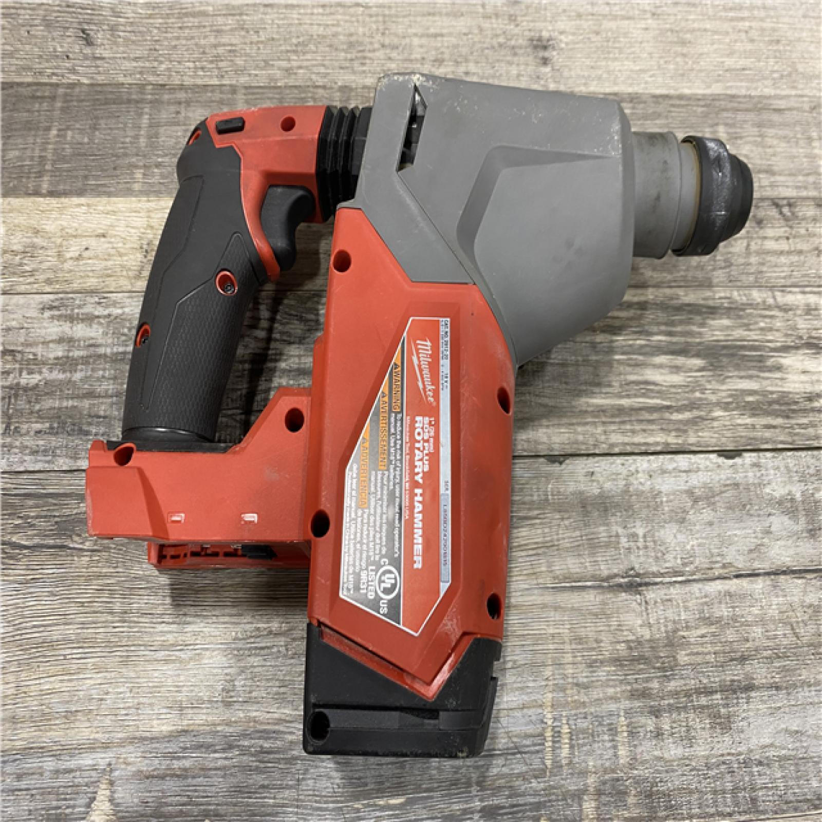 AS-IS Milwaukee FUEL 18V Lithium-Ion Brushless Cordless 1 in. SDS-Plus Rotary Hammer (Tool-Only)