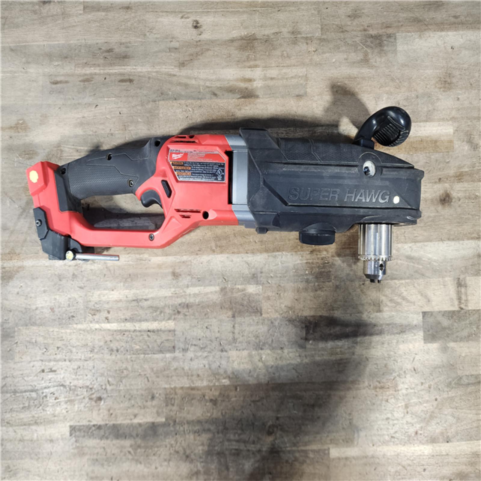 HOUSTON LOCATION - AS-IS Milwaukee M18 18V Fuel 1/2 Right Angle Drill Super Hawg Cordless Lithium-Ion 2809-20 (TOOL ONLY)