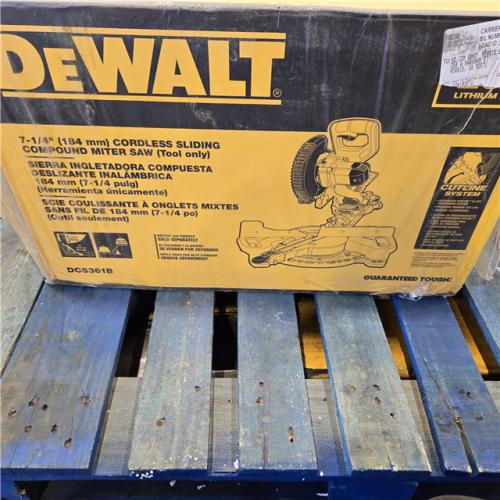 NEW DEWALT 20V MAX Cordless 7-1/4 in. Sliding Miter Saw (Tool Only)
