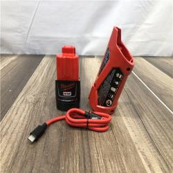 AS-IS Milwaukee Men's 2X-Large 12-Volt Lithium-Ion Cordless Tough Shell Black Heated Jacket with