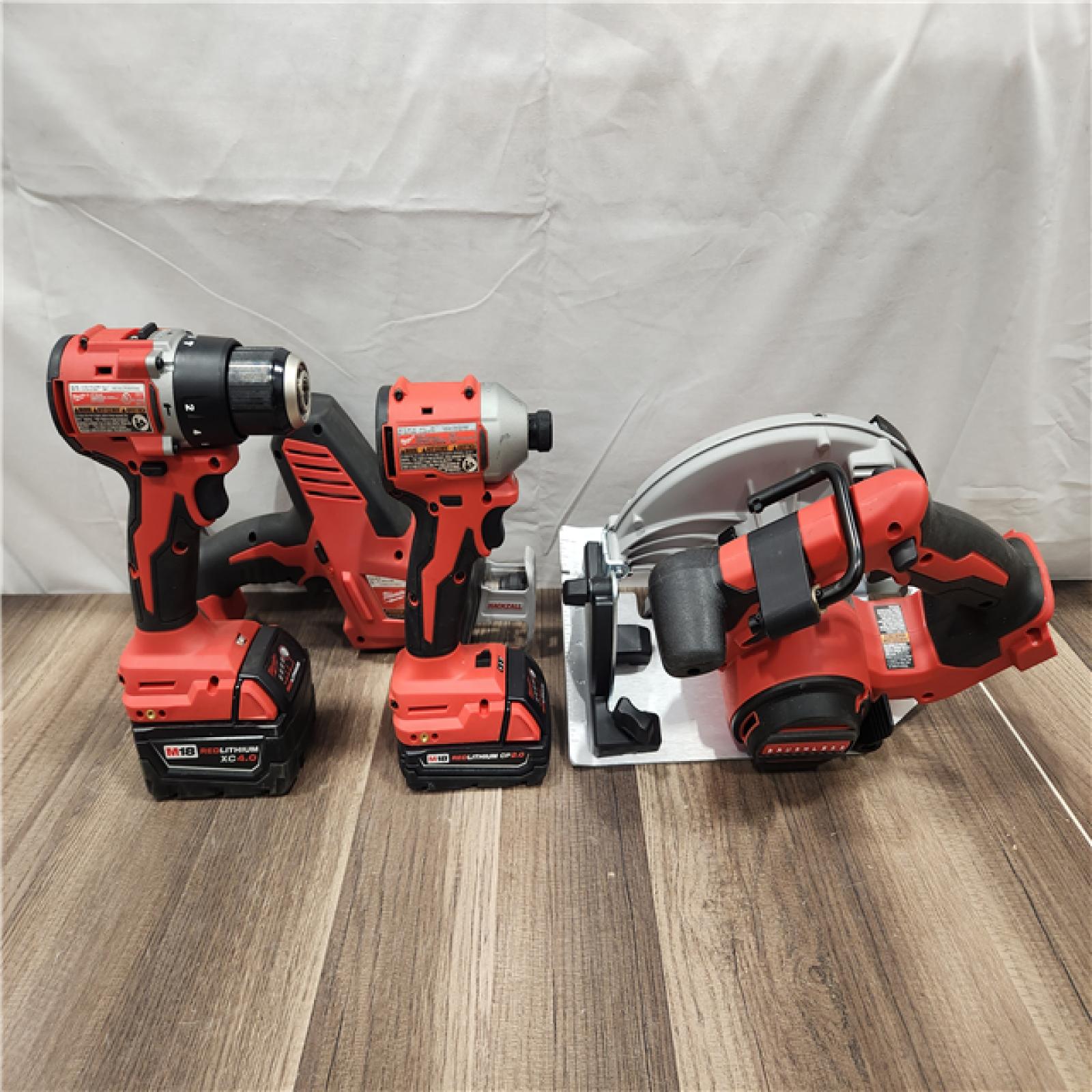 AS-IS- Milwaukee M18 4-Tool Combo Kit