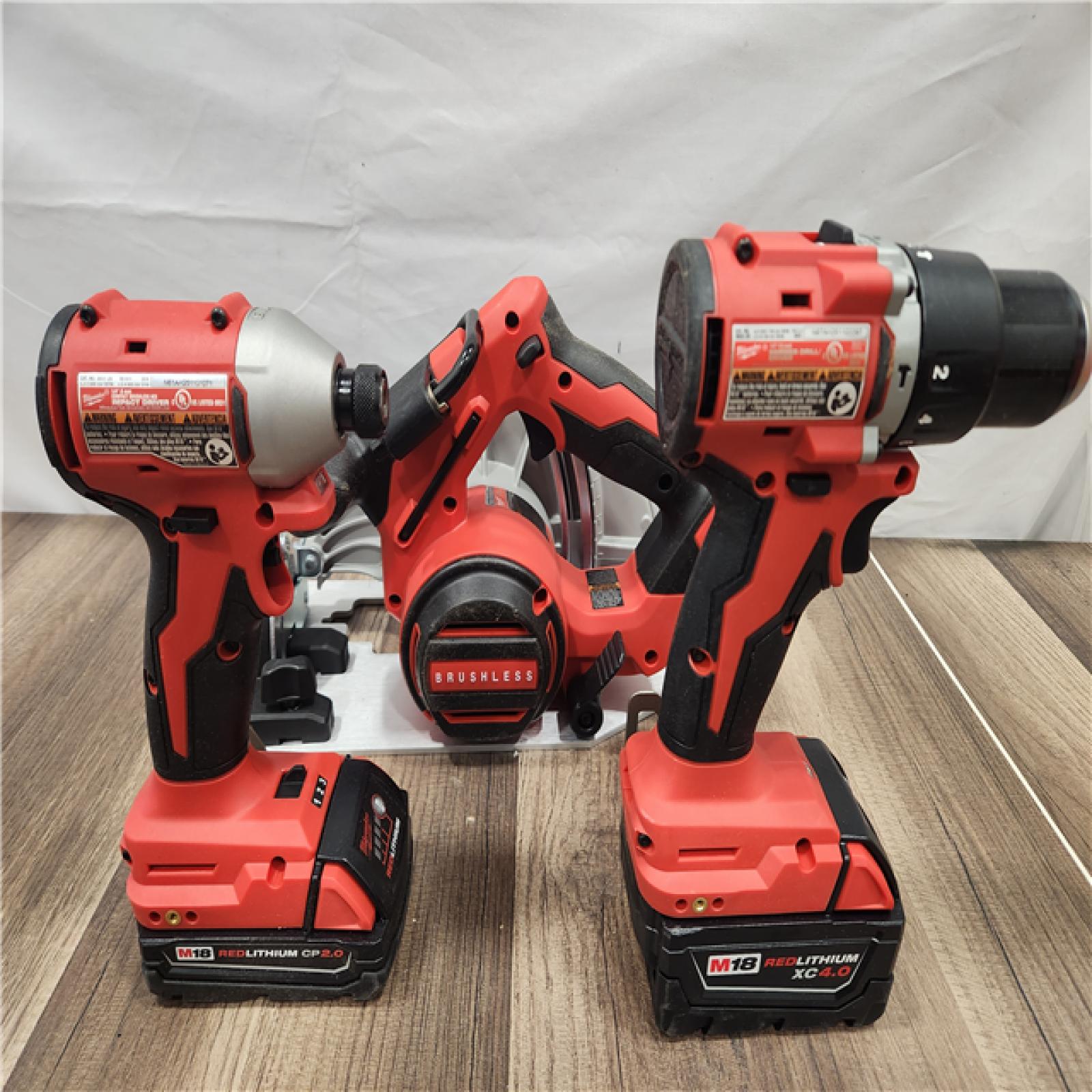 AS-IS- Milwaukee M18 4-Tool Combo Kit