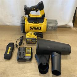 AS-IS DEWALT FLEXVOLT 60V MAX 160 MPH 760 CFM Brushless Cordless Axial Blower Kit