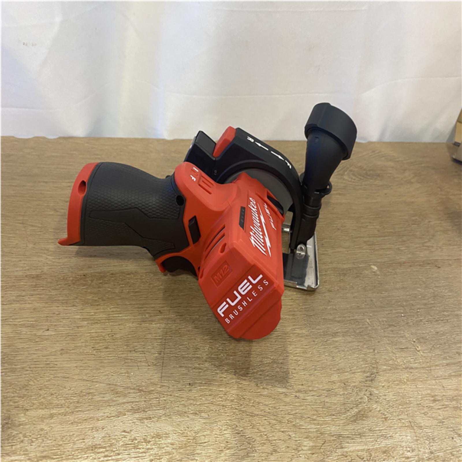 AS-IS Milwaukee FUEL 12V Lithium-Ion Brushless Cordless 3 in. Cut Off Saw (Tool-Only)