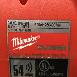 AS-IS Milwaukee FUEL 120 MPH 500 CFM 18V Lithium-Ion Brushless Cordless Handheld Blower (Tool-Only)