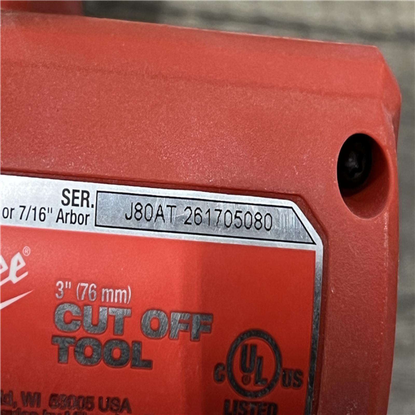 AS-IS Milwaukee FUEL 12V Lithium-Ion Brushless Cordless 3 in. Cut Off Saw (Tool-Only)