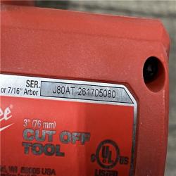 AS-IS Milwaukee FUEL 12V Lithium-Ion Brushless Cordless 3 in. Cut Off Saw (Tool-Only)