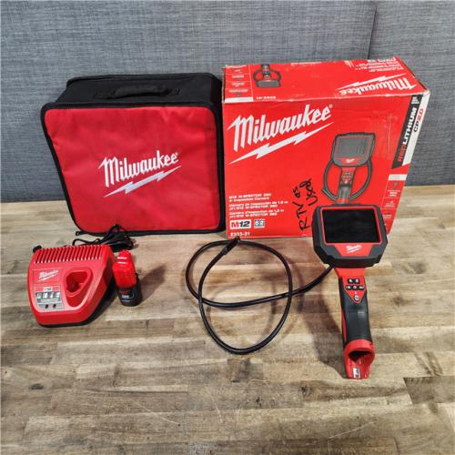 HOUSTON LOCATION - AS-IS MILWAUKEE M12 12V Lithium-Ion Cordless M-SPECTOR 360-Degree 4 Ft. Inspection Camera Kit