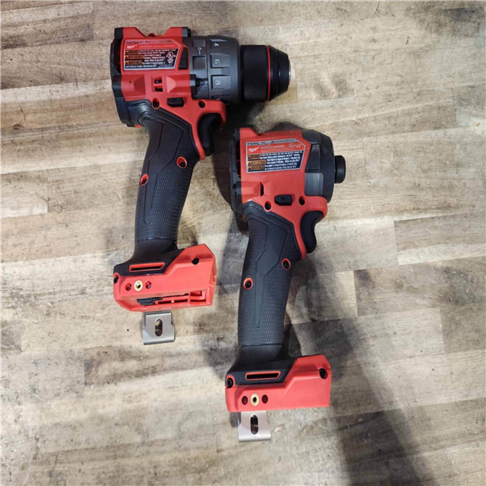 HOUSTON LOCATION - AS-IS Milwaukee  FUEL 18V Lithium-Ion Brushless Cordless Hammer Drill and Impact Driver Combo Kit
