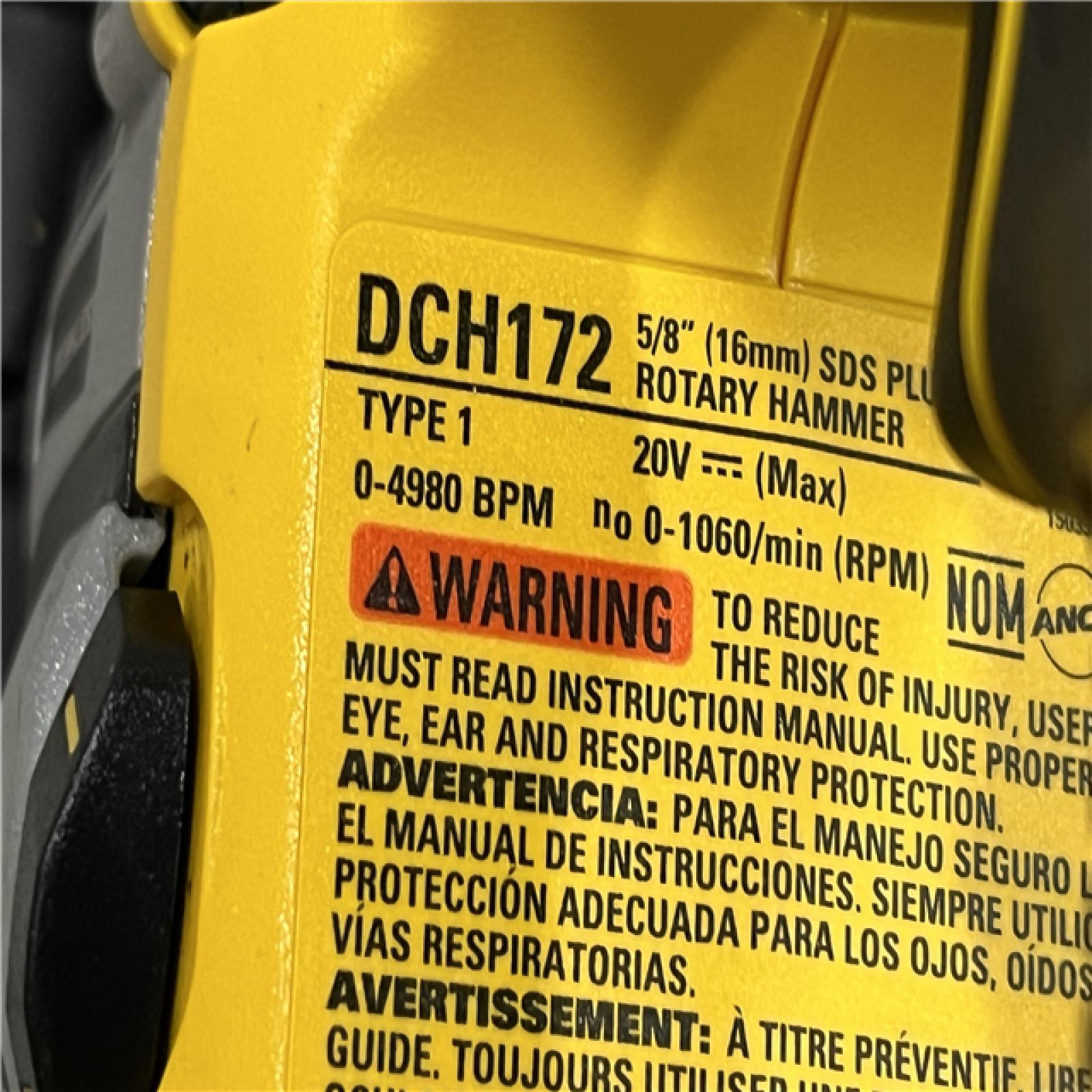 AS-IS DEWALT ATOMIC 20V MAX Cordless Brushless Ultra-Compact 5/8 in. SDS Plus Hammer Drill (Tool Only)