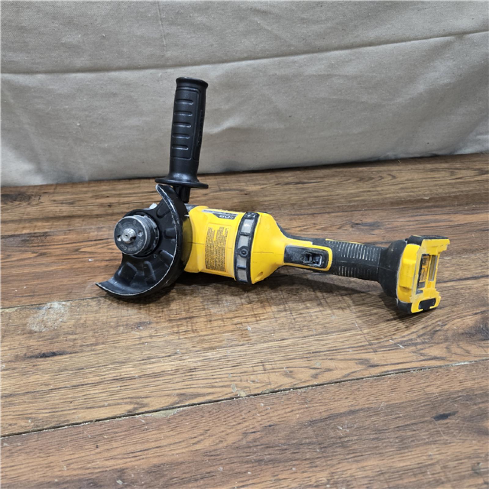AS-IS DEWALT 60V MAX Cordless Brushless 4.5 in. to 6 in. Small Angle Grinder with Kickback Brake (Tool Only)