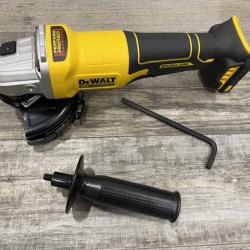 AS-IS DEWALT 20V MAX Cordless Brushless 4-1/2 in. Angle Grinder with Paddle Switch (Tool Only)