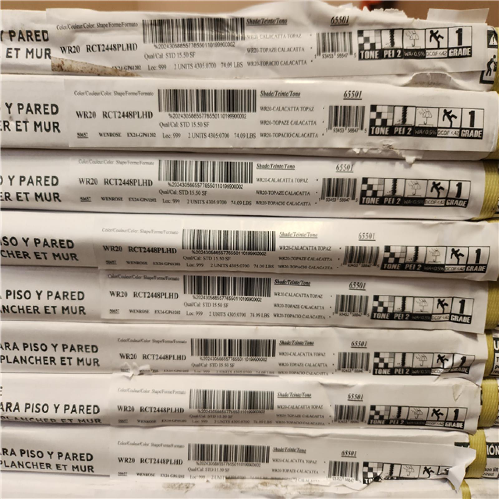Phoenix Location NEW Daltile Wenrose Calacatta Topaz 24 in. x 48 in. Polished Porcelain Marble Look Floor and Wall Tile (496 sq. ft./32 case)