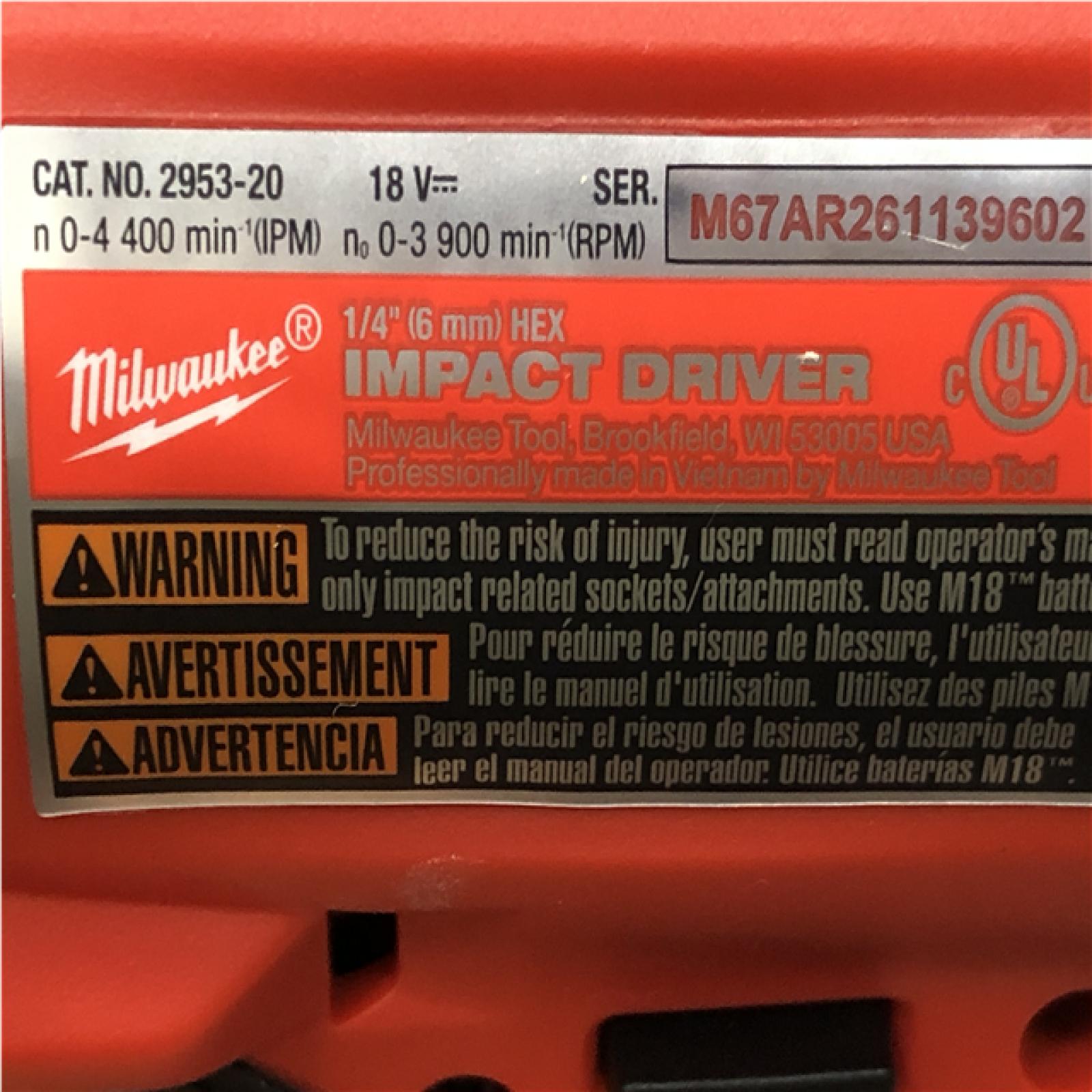 AS-IS Milwaukee FUEL 18V Lithium-Ion Brushless Cordless Hammer Drill and Impact Driver Combo Kit