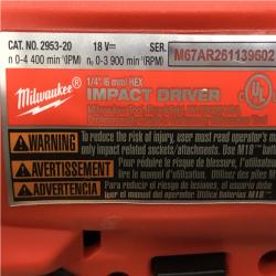 AS-IS Milwaukee FUEL 18V Lithium-Ion Brushless Cordless Hammer Drill and Impact Driver Combo Kit