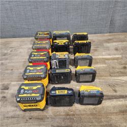 HOUSTON LOCATION - AS-IS DEWALT BATTERY PACK QTY - 15