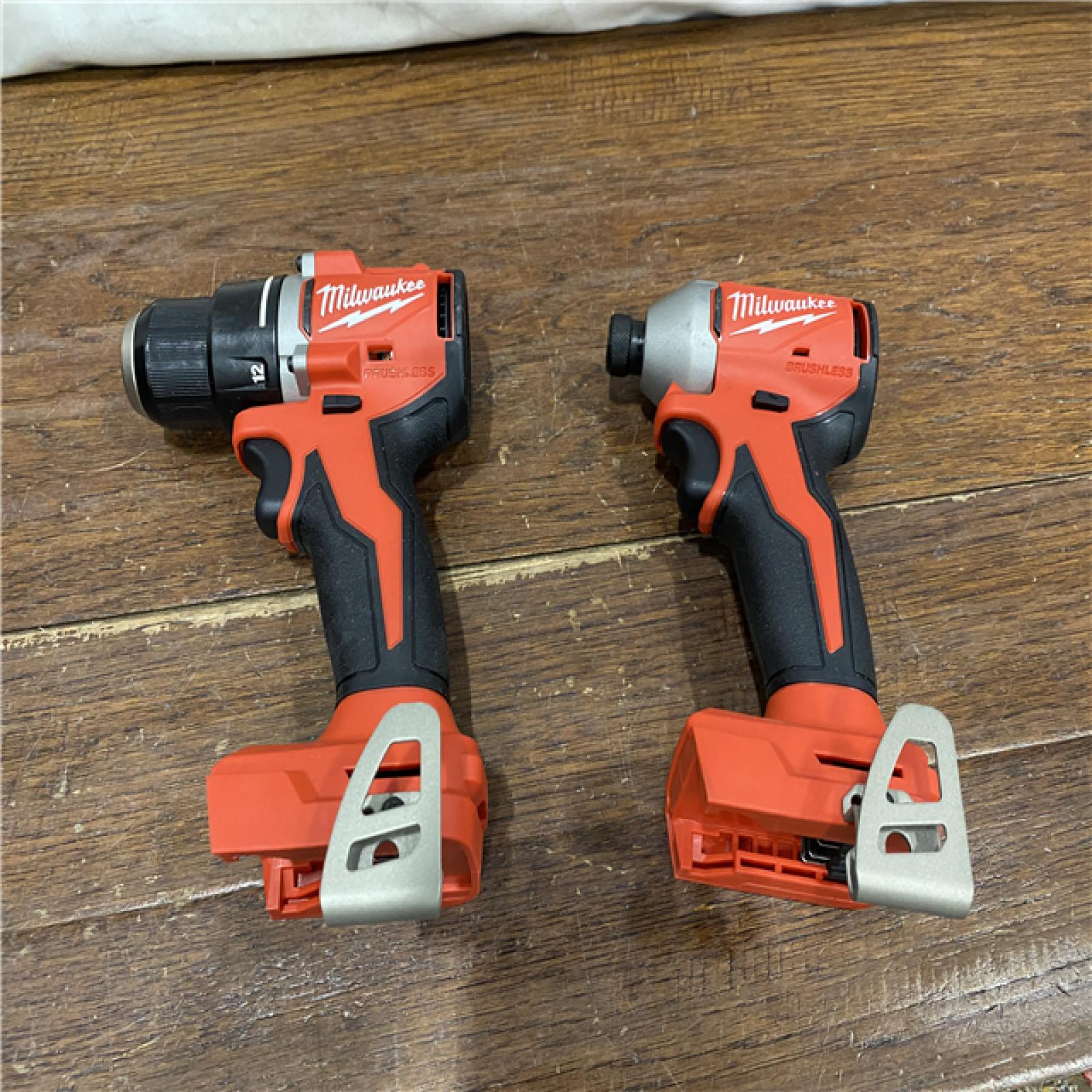 AS-IS Milwaukee M18 Compact Brushless 2-Tool Combo Kit