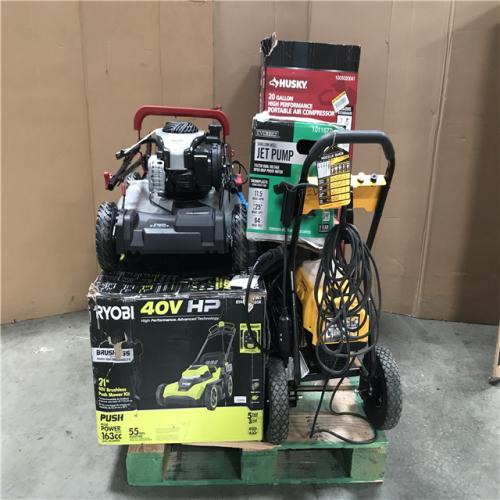 CALIFORNIA AS-IS OUTDOOR POWER EQUIPMENT