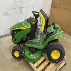 Houston Location - AS-IS Outdoor Power Equipment JOHN DEERE S100 42 INCH SIT DOWN MOWER