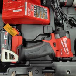 AS-IS Milwaukee M18 FUEL 18V Lithium-Ion Brushless Cordless Hammer Drill and Impact Driver Combo Kit (2-Tool) with 2 Batteries