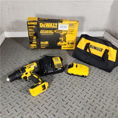 Houston Location - As-Is DEWALT DCD799L1 ATOMIC Compact Series 20V MAX Brushless Cordless 1/2 Hammer Drill Kit 3.0 Ah