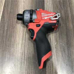 AS-IS Milwaukee FUEL 12V Lithium-Ion Brushless Cordless 1/4 in. Hex 2-Speed Screwdriver (Tool-Only)