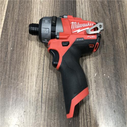 AS-IS Milwaukee FUEL 12V Lithium-Ion Brushless Cordless 1/4 in. Hex 2-Speed Screwdriver (Tool-Only)