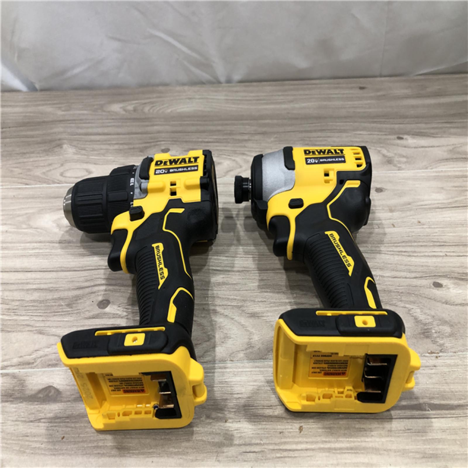 AS-IS DEWALT ATOMIC 20-Volt MAX Lithium-Ion Cordless Combo Kit