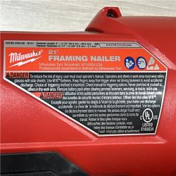 AS-IS Milwaukee 2744-20 M18 FUEL 3-1/2 in. 18V 21-Degree Lithium-Ion Brushless Cordless Framing Nailer (Tool-Only)