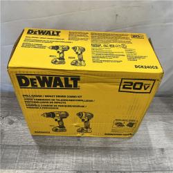 NEW - DEWALT 20V MAX Cordless Drill/Impact 2 Tool Combo Kit