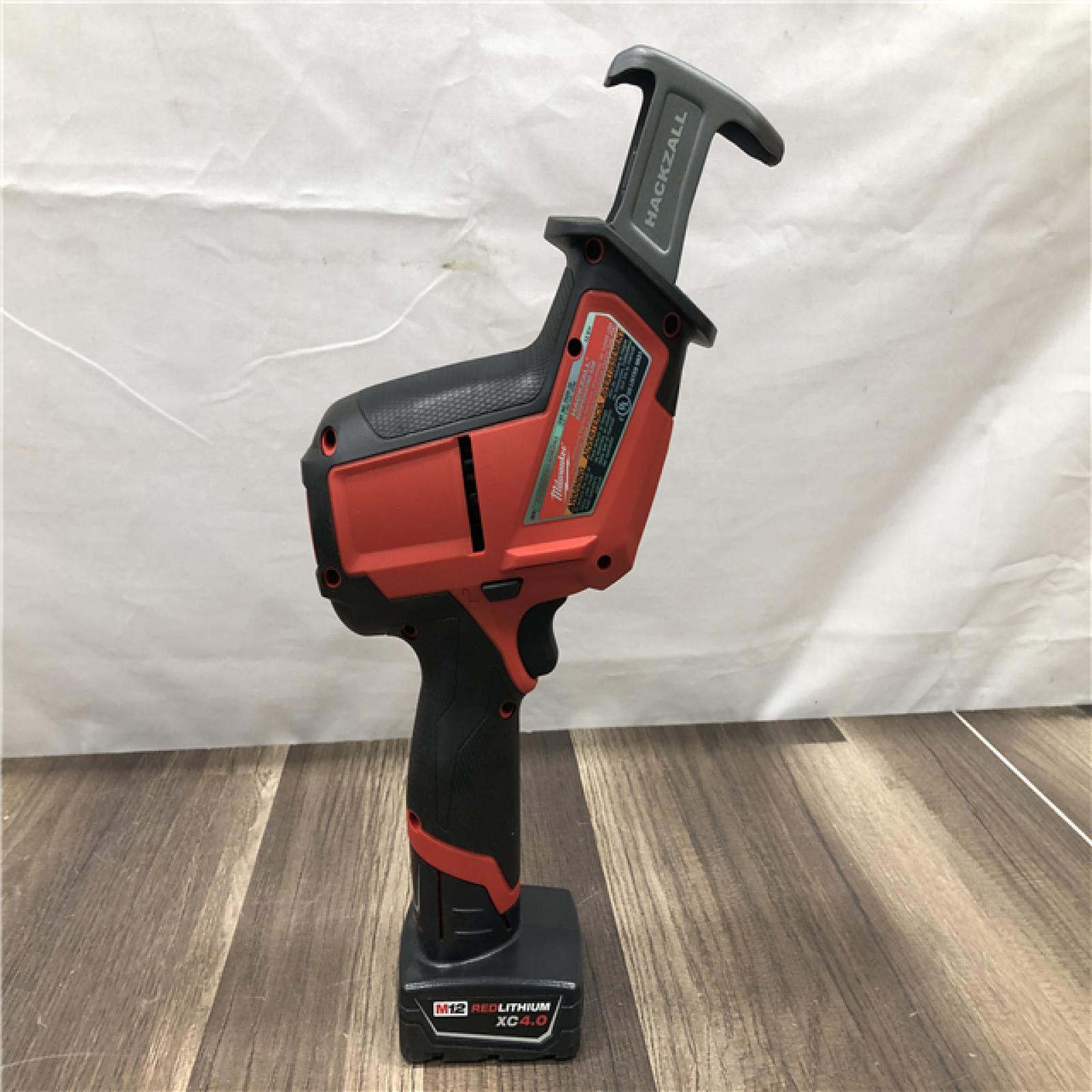 AS-IS Milwaukee  FUEL 12V Lithium-Ion Brushless Cordless HACKZALL Reciprocating Saw Kit