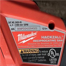 Houston Location AS-IS Milwaukee 12V Lithium-Ion HACKZALL Cordless Reciprocating Saw Kit