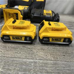AS-IS DEWALT ATOMIC 20-Volt MAX Lithium-Ion Cordless Combo Kit