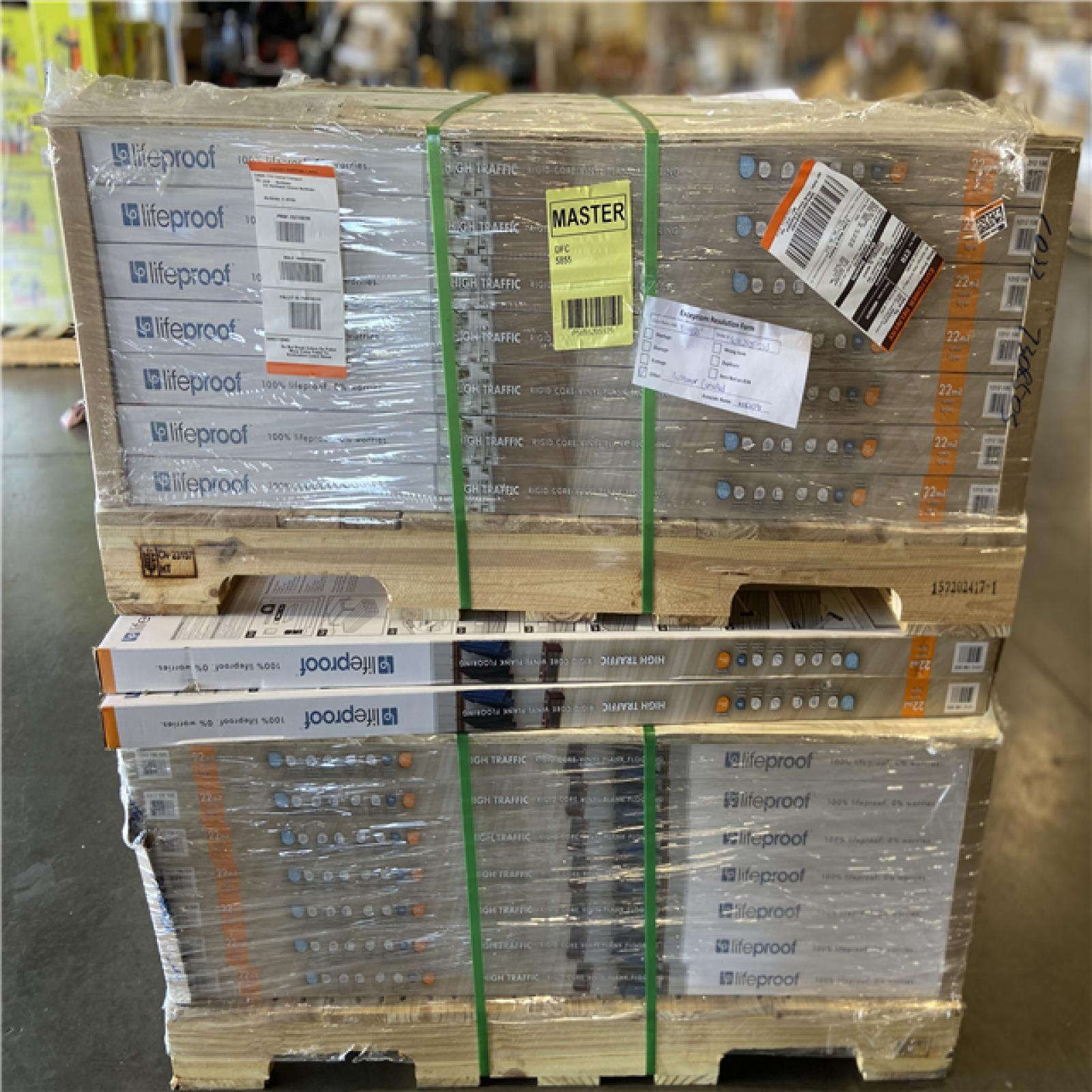 DALLAS LOCATION - Lifeproof Spring Park Oak 22 MIL x 8.7 in. W x 48 in. L Click Lock Waterproof Luxury Vinyl Plank Flooring (20.1 sq. ft./case) PALLET -(64 UNITS)