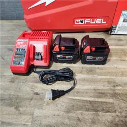 HOUSTON LOCATION - AS-IS (APPEARS LIKE NEW) MILWAUKEE FUEL 18V Lithium-Ion Brushless Cordless Hammer Drill and Impact Driver Combo Kit