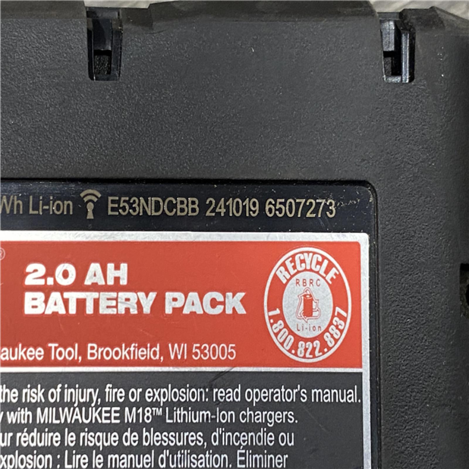 AS-IS Milwaukee 18-Volt Lithium-Ion Compact Brushless Cordless 1/4 in. Impact Driver Kit