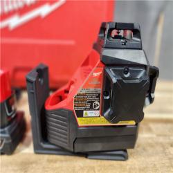 HOUSTON LOCATION - AS - IS Milwaukee 12-Volt Lithium-Ion Cordless Green 250 ft. 3-Plane Laser Level Kit