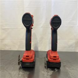 AS-IS- Milwaukee M18 18V Lithium-Ion Brushless Cordless Compact Drill/Impact Combo Kit (2-Tool) W/(2) 2.0 Ah Batteries  Charger & Bag