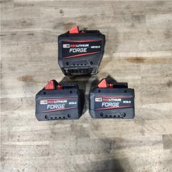 HOUSTON LOCATION - AS-IS MILWAUKEE FORGE BATTERY PACK QTY - 3
