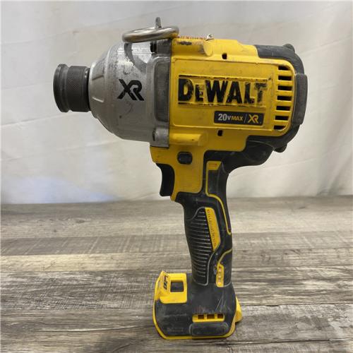 AS-IS DEWALT 20V MAX XR Cordless Brushless 7/16 in. High Torque Impact Wrench with Quick Release Chuck (Tool Only)