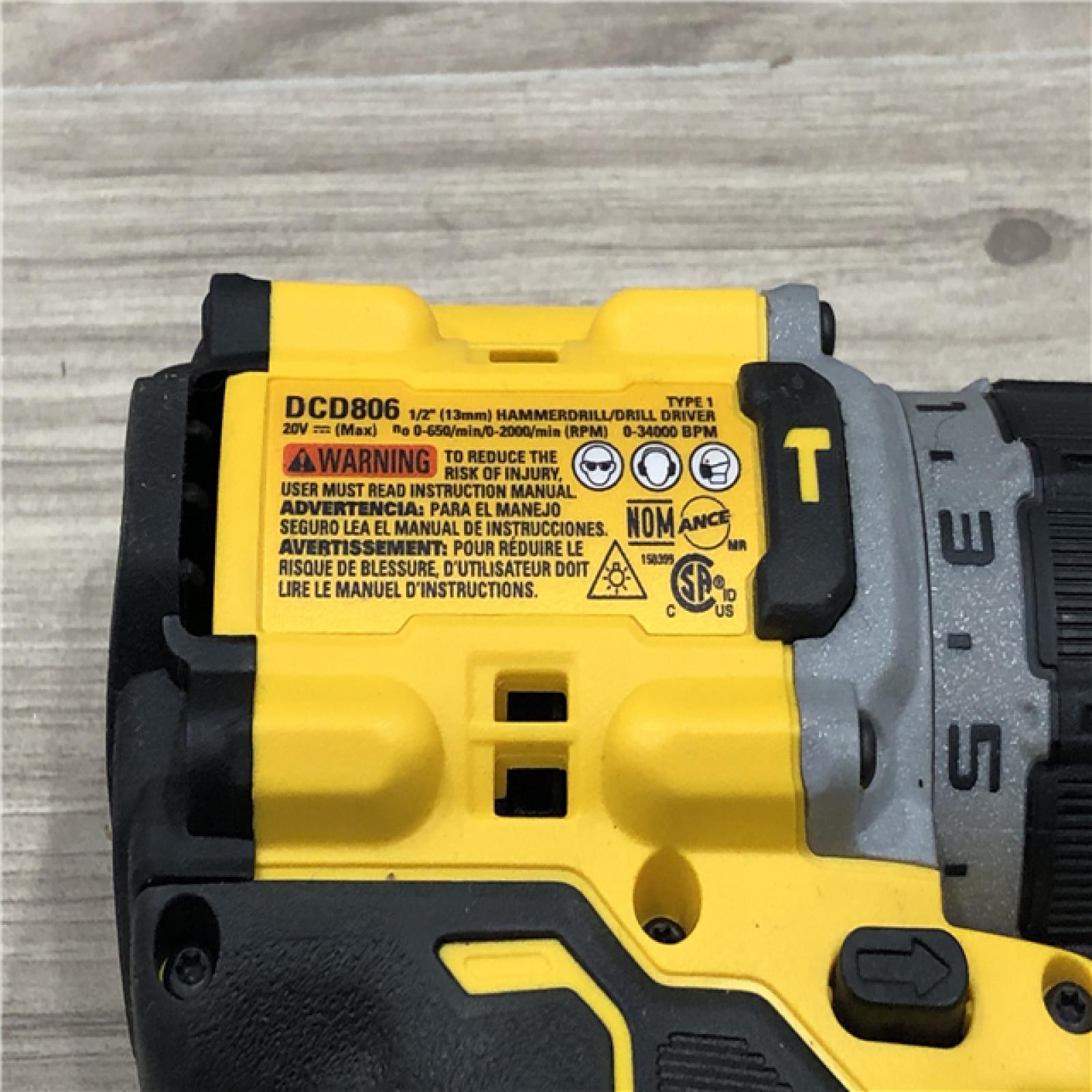 AS-IS DEWALT 20V XR Cordless 1/2 in. Hammer Drill (Tool-Only)