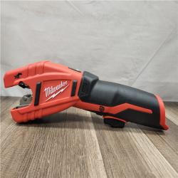 AS-IS- Milwaukee M12 12V Lithium-Ion Cordless Copper Tubing Cutter (Tool-Only)