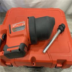AS-IS Milwaukee 12-Volt Lithium-Ion Cordless Drain Cleaning Airsnake Air Gun Kit
