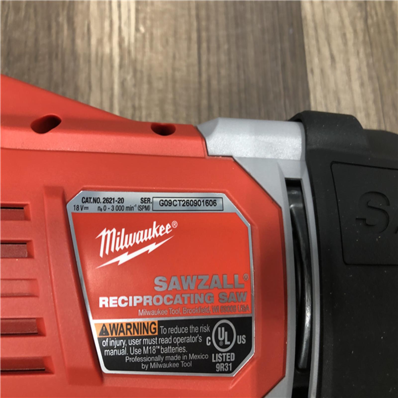 AS-IS Milwaukee 18V Lithium-Ion Cordless SAWZALL Reciprocating Saw (Tool-Only)