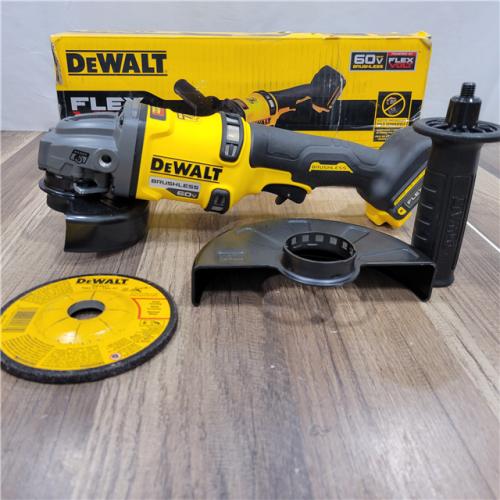 AS-IS DEWALT 60V MAX Cordless Brushless 4.5 in. to 6 in. Small Angle Grinder with Kickback Brake (Tool Only)